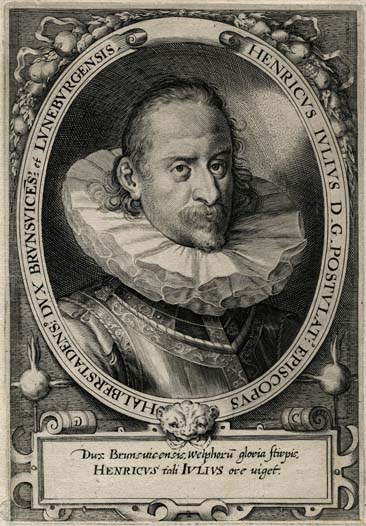 Dominicus Custos, portrait of Heinrich Julius, Duke of Brunswick-Luneburg
